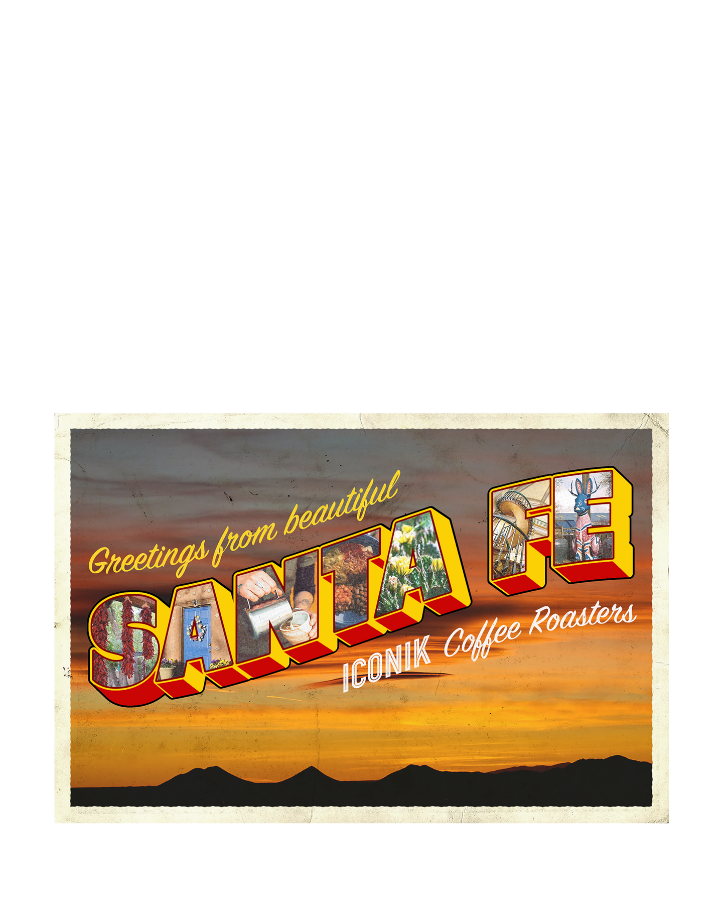 ICONIK Summer Santa Fe Post Card